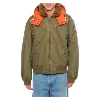 Polo Ralph Lauren Winter Jackets, male, Green, S, Winter Jackets