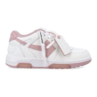 Off-white Schoenen, Dames, Roze, 36 EU, Leer, Out Of Office Sneakers
