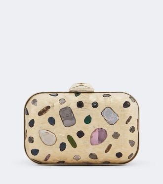 Jimmy Choo London Cloud crystal-embellished clutch