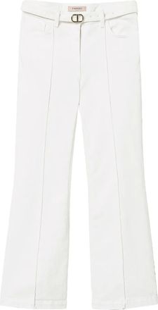 Twin-Set Pantaloni con cintura - Bianco