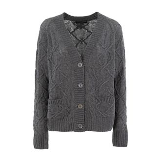 Ermanno Scervino Dames, Truien, Grijs, Maat: L Wol