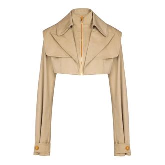 Balmain Mujer, Chaquetas, Beige, Talla: XS