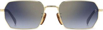David Beckham Occhiali da sole DB 1174/S geometrici - Oro