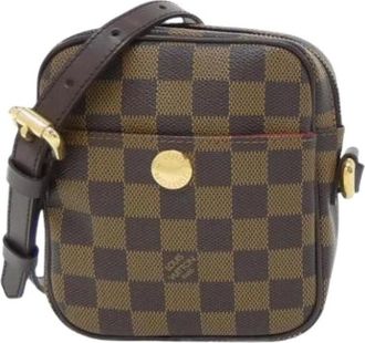 Louis Vuitton Pre-owned Cross Body Bags, female, Brown, Size: ONE SIZE Pre-owned Vintage Canvas Cross Body Bag
