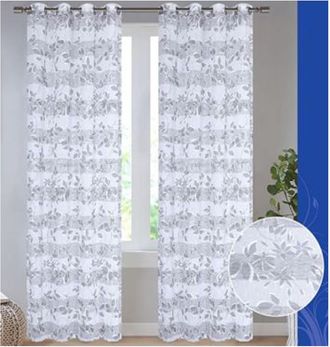Trade Shop Trade Shop - Tenda Idqual Pannello Singolo Con 8 Borchie Porta Finestra Bastone 140x280 Cm