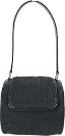 Bulgari Pre-owned Canvas Mini Bag - Dames - Vintage Mini Tas - Zwart - ONE Size - Vintage