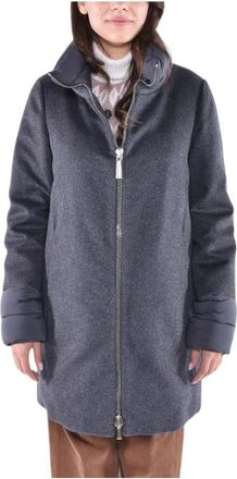 Moorer Wollen en Donsjas Abete-Le - Dames - Parka Jassen - Grijs - XL - Wol - Jassen