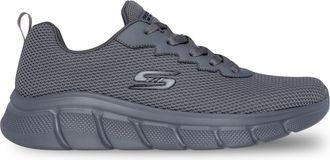 Skechers Mens Bobs B Flex Chill Edge Sneaker, Dark Gray Knit, 10.5 UK