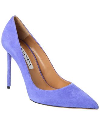 Aquazzura Purist 105 Suede Pump