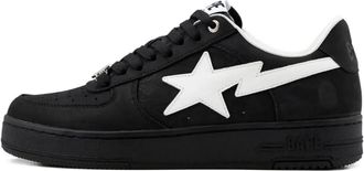 A Bathing Ape Star-appliqué sneakers - Black
