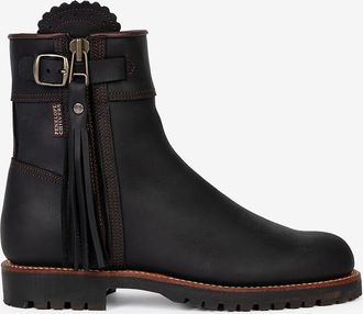 Penelope Chilvers Wildleder-Stiefeletten mit Quasten und Riemen Inclementt