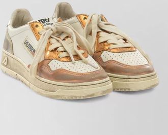 Autry sneakers slip on perforated toe box accents