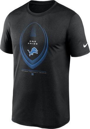 Nike Detroit Lions Legend Icon Nike Mens Dri-FIT NFL T-Shirt in Black | NKGK00A9J-NDB