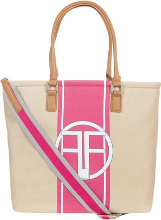 Fracomina Paarse Kleurrijke Detail Tote Tas Vrouw - Dames - Shoppers - Veelkleurig - ONE Size - Leer - Tassen