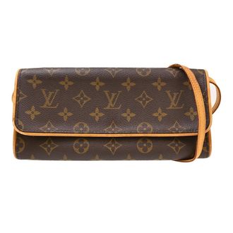 Louis Vuitton Twin Monogram Canvas Brown Canvas Handbag (Pre-Owned)