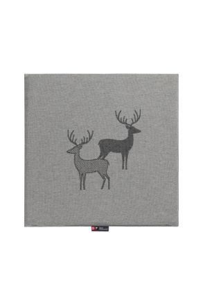 David Fussenegger Multifunktionskissen, Dunkelgrau, Textil, F&uuml;llung: Faserb&auml;llchen, 40x40 cm, Heimtextilien, Wohntextilien, Kissen, Zierkissen