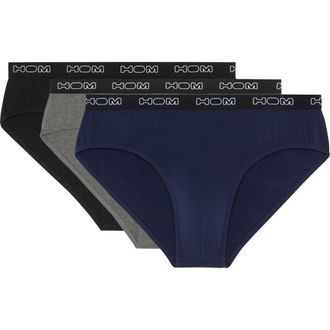 HOM Boxerlines 2 Mini Briefs 3-Pack in Navy/grey/black at Nordstrom, Size Xx-Large