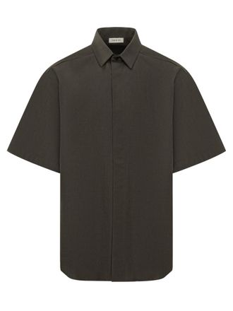 Fear of God Green Oversized Solid Shirt