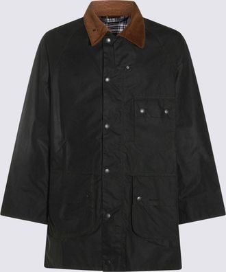 Barbour Black Cotton Coat