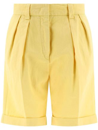 Aspesi Chino shorts - Geel