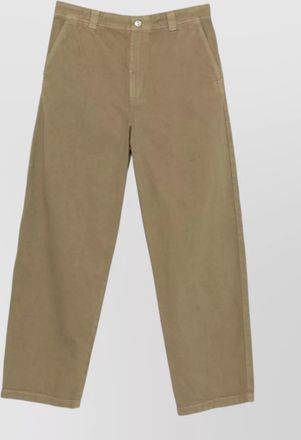 A.P.C. silk straight-leg trousers