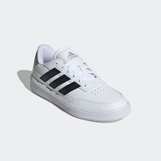 adidas Sneaker ADIDAS SPORTSWEAR COURTBLOCK, Damen, Gr. 42,5, schwarz-weiss (cloud wei&szlig;, core schwarz, silber metallic), Synthetik, Schuhe Sneaker
