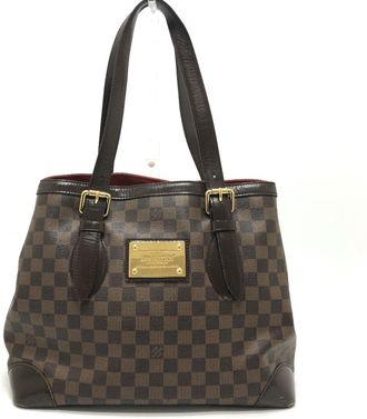 Louis Vuitton Brown Damier Canvas Shoulder Bag Tote Bag (Pre-Owned)