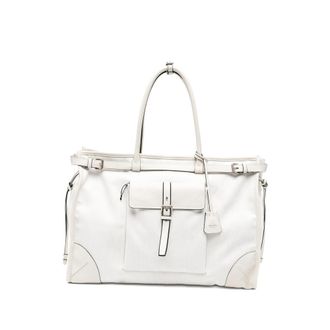 Prada Buckle-detail Tote Bag