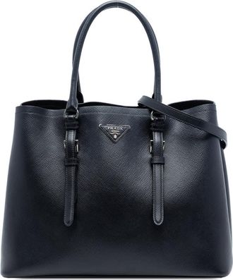 Prada Pre-owned Prada Medium Saffiano Cuir Double Handle Satchel Ladies 4AKB7003CX28YQH9