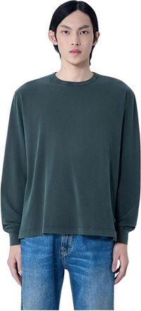 Our Legacy Cruise Longsleeve - Heren - Longsleeves - Groen - M - Katoen - Tops