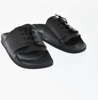 Maison Margiela MM22 Rubber Slides With Lace-Up Design size 35