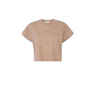 Elisabetta Franchi Dames, Tops, Beige, Maat: M Jersey