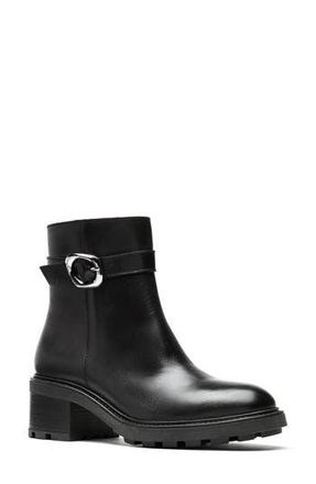 La Canadienne Avon City Dry Buckle Waterproof Boot in Black Leather at Nordstrom Rack, Size 6.5