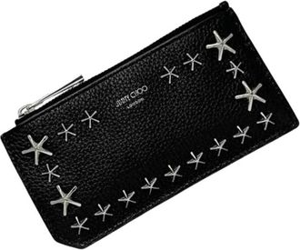 Jimmy Choo London Pre-owned Wallets, female, Black, Size: ONE SIZE Pre-owned Leather Wallet