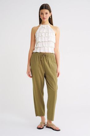 Mixray Katoenen Joggingbroek met Touwtjes in de Taille