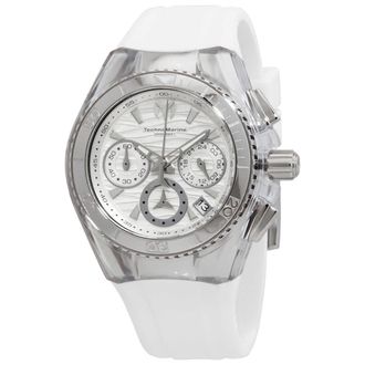 Technomarine Cruise Chronograph Quartz Silver Dial Ladies Watch TM-120033