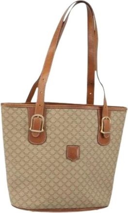 Celine Pre-owned Tote Bags, female, Beige, Size: ONE SIZE Pre-owned Plastic Tote Bag