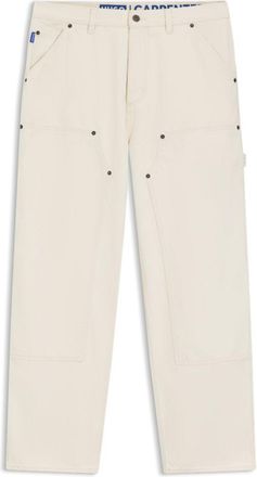 HUGO BOSS Loose-fit jeans in ecru denim