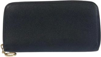 Bulgari Pre-owned Wallets, male, Black, Size: ONE SIZE Pre-owned Long Wallet