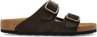 Birkenstock Arizona - Heren - Sandalen - Bruin - 46 EU - Leer - Schoenen