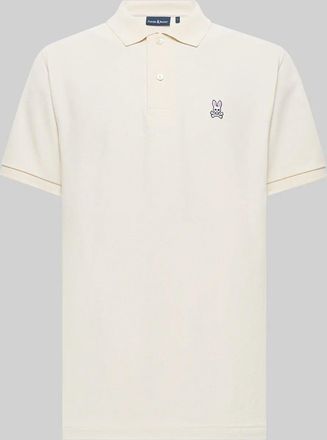 Psycho Bunny Mens Classic Pique Polo Shirt 031 WHITE CAP GRAY / XXXL