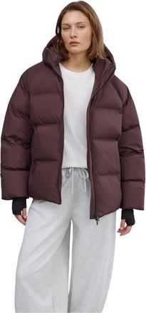 Estro & Luminara Loose-Fit Jacket - Dames - Jassen - Bruin - Maat: M Poliester