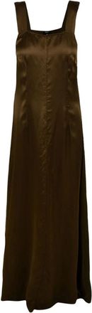 Aspesi Maxi Jurk - Dames - Maxi kleedjes - Groen - S - Kleedjes