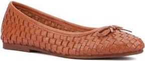 Vintage Foundry Co. Jalene Woven Ballet Flat in Cognac at Nordstrom Rack, Size 7