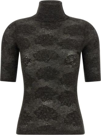 Brunello Cucinelli Coltrui - Dames - Coltruien - Bruin - S - Wol - Truien & Vesten