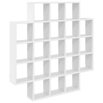 vidaXL Estante De Pared Blanco 100 X 13 X 100 Cm Madera De Ingenier&iacute;a Vidaxl
