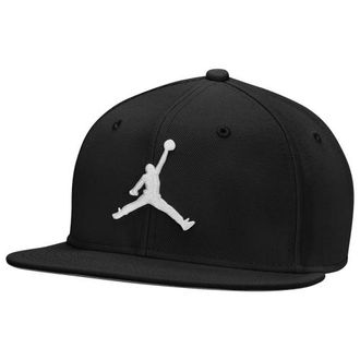 Nike Jordan Mens Pro Snapback Jumpman - Black/White Size L/XL