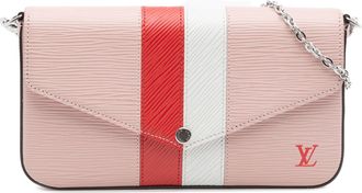 Louis Vuitton Tweedehands Epi Stripes Pochette Felicie