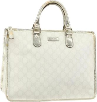 Gucci Pre-owned Handbags, female, White, Size: ONE SIZE Pre-owned Vintage Handbag