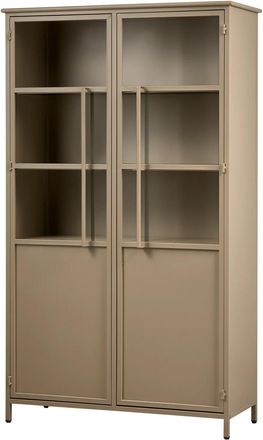 De Eekhoorn Design Vitrinenschrank Exhibito 2-t&uuml;rig, Khaki